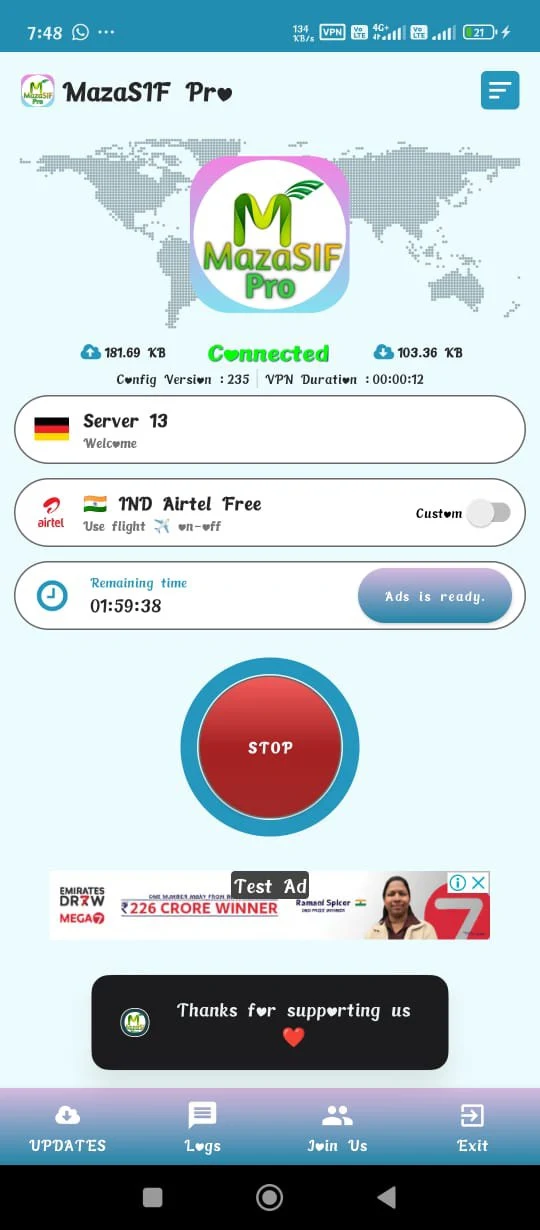 MazaSIF Pro - VoIP & VPN screenshot